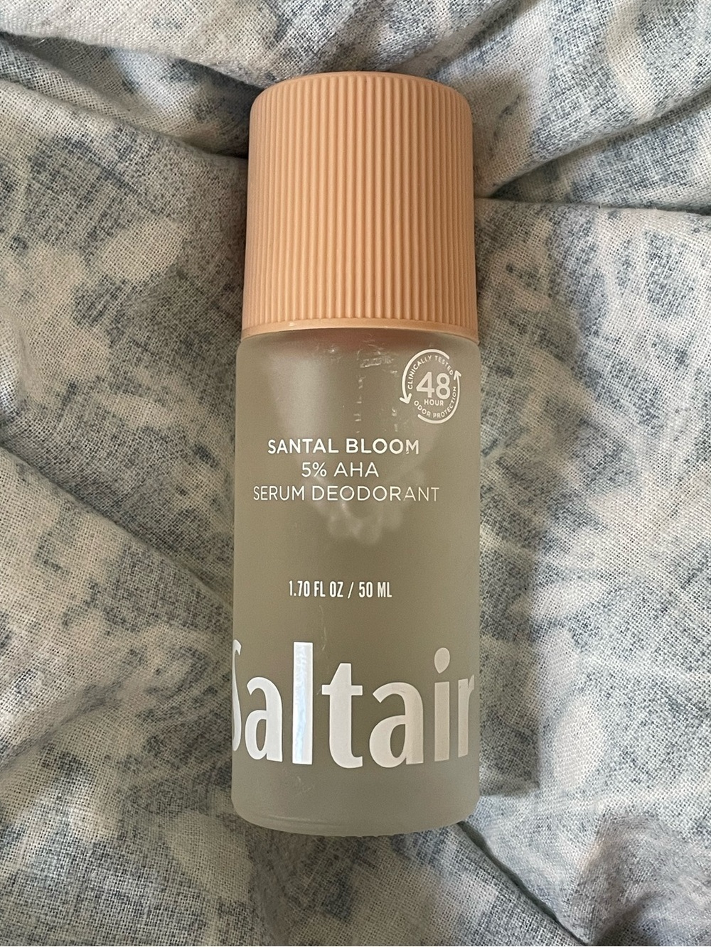 new- Saltair Santal Bloom 5% AHA Serum Deodorant liquid